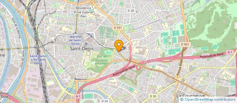 localisation de l'entreprise ASSOCIATION ECOLE DE CONDUITE AEC à SAINT-DENIS