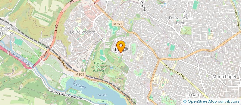 localisation de l'entreprise ASSOCIATION ECOLE DES 5 ROSES  TALANT