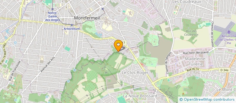 localisation de l'entreprise ASSOCIATION ECOLE DES DECOUVERTES - MONTFERMEIL  MONTFERMEIL