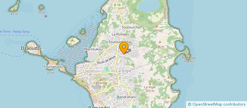 localisation de l'entreprise ASSOCIATION ECOLE ELEMENTAIRE LABATTOIR 3 à DZAOUDZI
