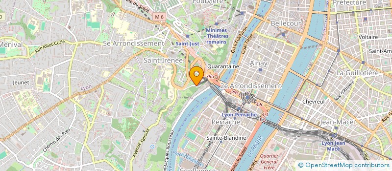 localisation de l'entreprise ASSOCIATION ECOLE ET FAMILLE  LYON