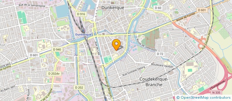 localisation de l'entreprise ASSOCIATION ECOLE ET FAMILLE ST JOSEPH à DUNKERQUE