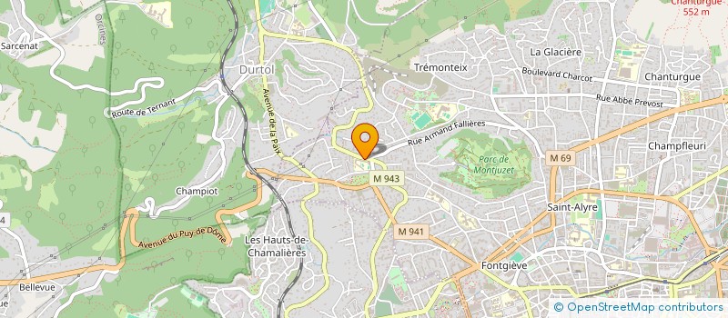 localisation de l'entreprise ASSOCIATION ECOLE JEAN ZAY CLERMONT  CLERMONT-FERRAND