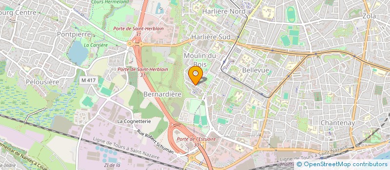 localisation de l'entreprise ASSOCIATION ECOLE PRIMAIRE BERNARDIERE à SAINT-HERBLAIN