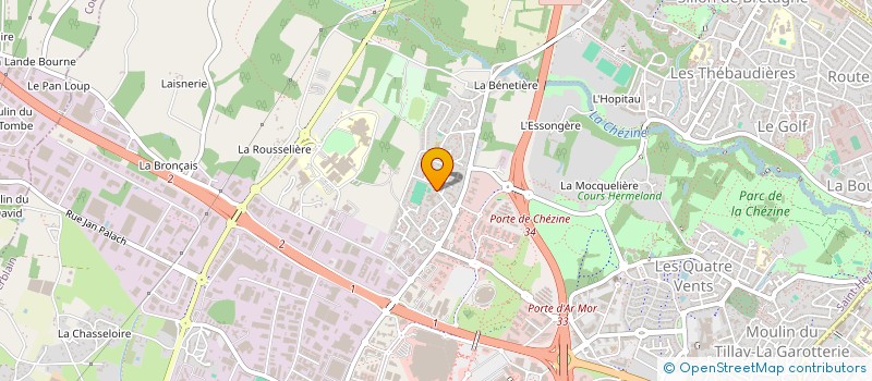 localisation de l'entreprise ASSOCIATION ECOLE PRIMAIRE RENE-GUY CADOU à SAINT-HERBLAIN