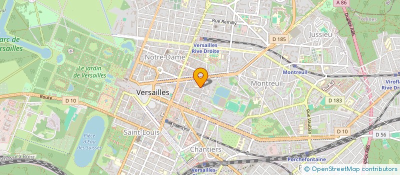 localisation de l'entreprise ASSOCIATION ECOLE PRIVEE à VERSAILLES