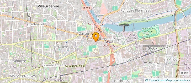 localisation de l'entreprise ASSOCIATION ECOLE RENAN B  VILLEURBANNE