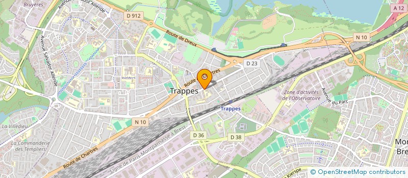 localisation de l'entreprise ASSOCIATION ECOLE SAINTE-MARIE à TRAPPES