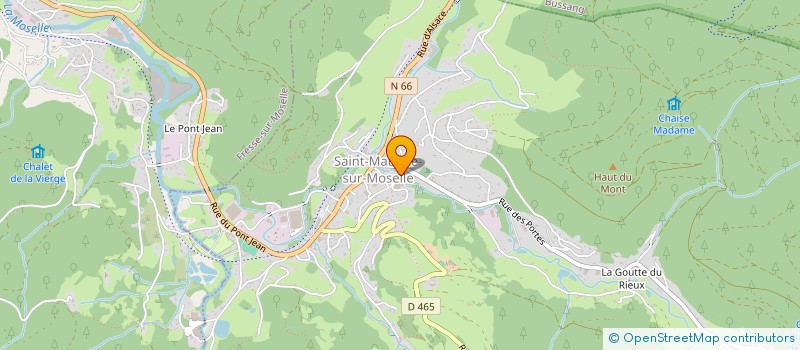 localisation de l'entreprise ASSOCIATION ECOLE SKI FOND BALLON ALSACE à SAINT-MAURICE-SUR-MOSELLE