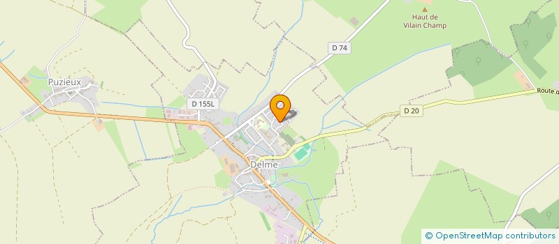 localisation de l'entreprise ASSOCIATION ECOLE THAN LONG THIEN DAI HO DE DELME D'ART MARTIAL TRADITIONNEL VIETNAMIEN  DELME