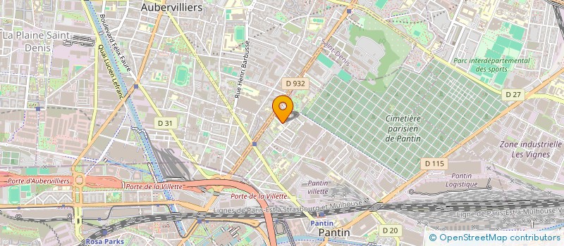 localisation de l'entreprise ASSOCIATION ECOLES PIES EDUCATION SOLIDAIRE FRANCE (AEPES-FRANCE)  BOBIGNY