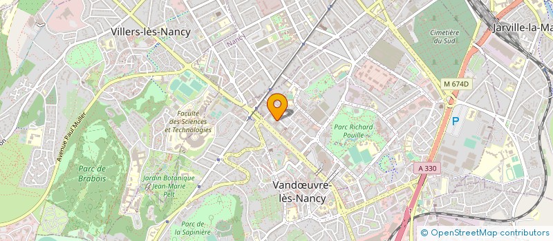 localisation de l'entreprise ASSOCIATION ECOLLECTEURS à VANDŒUVRE-LES-NANCY