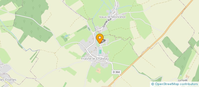 localisation de l'entreprise ASSOCIATION ECOLOGIE ET PATRIMOINE 70  FRASNE-LE-CHATEAU