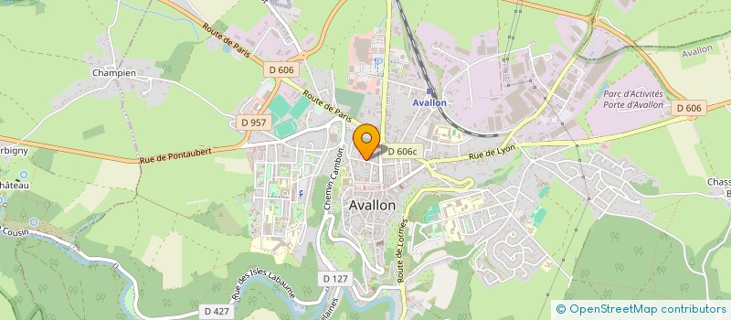 localisation de l'entreprise ASSOCIATION ECOMOBILIS@  AVALLON