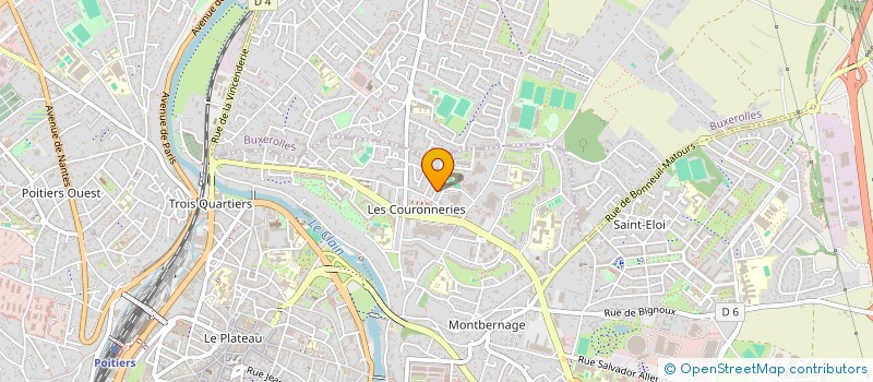 localisation de l'entreprise ASSOCIATION ECONOMIQUE DU PONT NEUF  POITIERS