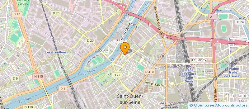 localisation de l'entreprise ASSOCIATION ECOSTUDENT à SAINT-OUEN-SUR-SEINE