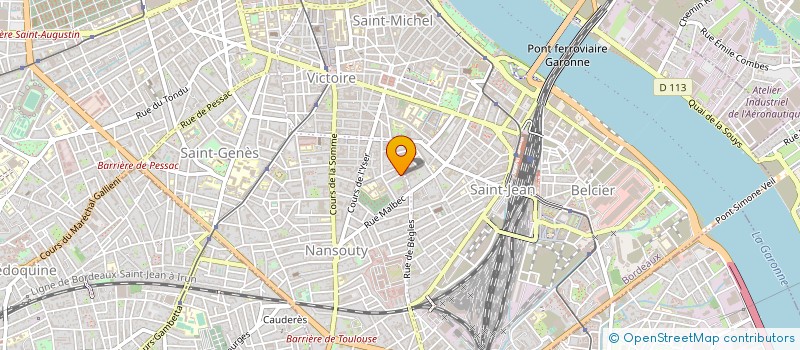 localisation de l'entreprise ASSOCIATION ECOTOUR à BORDEAUX