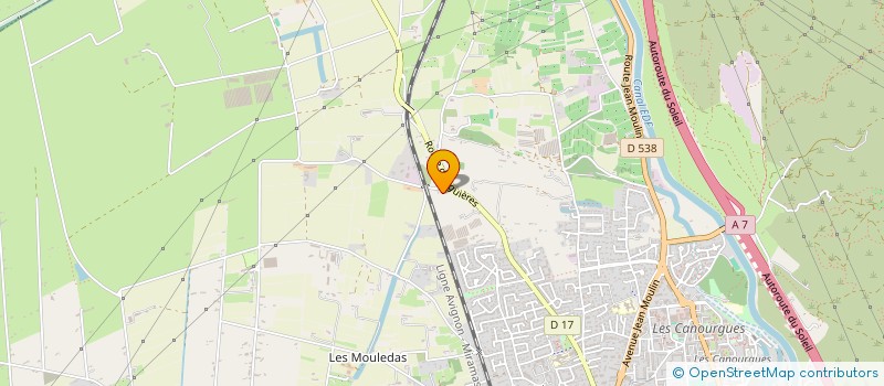 localisation de l'entreprise ASSOCIATION ECOUTE LA RUE (AER)  SALON-DE-PROVENCE