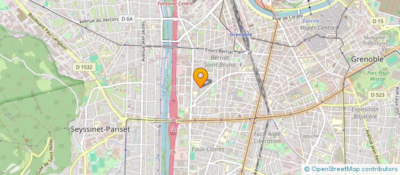 localisation de l'entreprise ASSOCIATION ECRIS VOIR  GRENOBLE