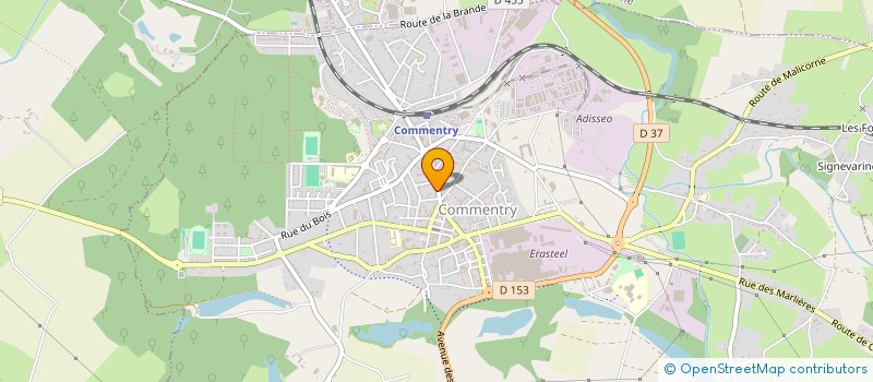 localisation de l'entreprise ASSOCIATION ECRITURES à COMMENTRY