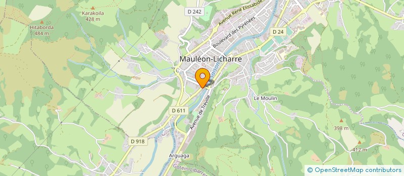 localisation de l'entreprise ASSOCIATION ECURIE DE SOULE à MAULEON-LICHARRE