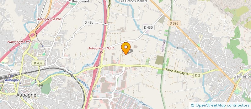 localisation de l'entreprise ASSOCIATION ECURIE MASSILIA  AUBAGNE