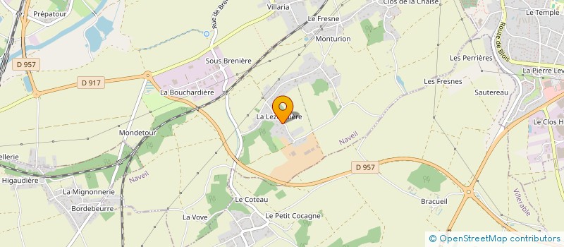 localisation de l'entreprise ASSOCIATION ECURIE NAVEIL EQUITATION  NAVEIL