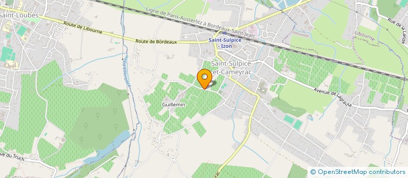 localisation de l'entreprise ASSOCIATION ECURIE QUENTIN  SAINT-SULPICE-ET-CAMEYRAC