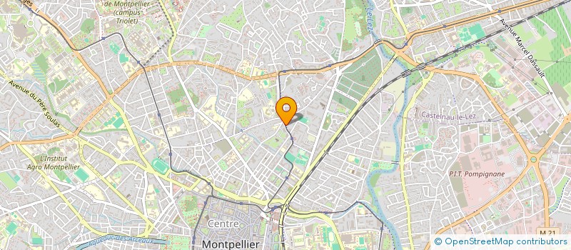 localisation de l'entreprise ASSOCIATION EDAMUS à MONTPELLIER