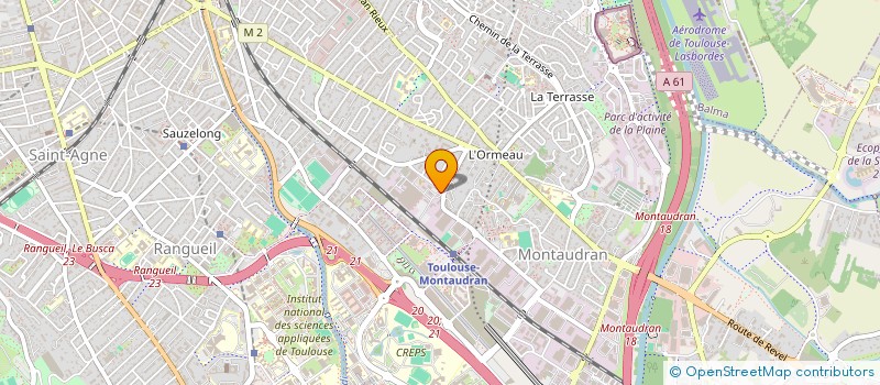localisation de l'entreprise ASSOCIATION EDC  TOULOUSE