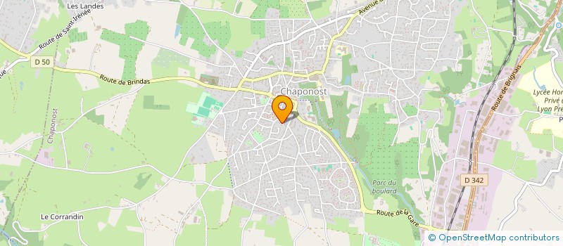 localisation de l'entreprise ASSOCIATION EDDY SAM  CHAPONOST