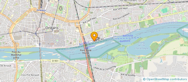 localisation de l'entreprise ASSOCIATION EDI-COM à ORLEANS