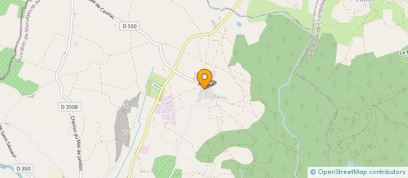 localisation de l'entreprise ASSOCIATION EDIA  SAINT-JEAN-DE-MARUEJOLS-ET-AVEJAN