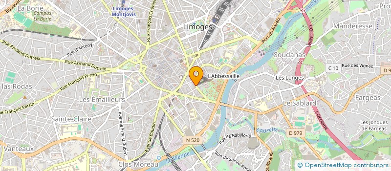localisation de l'entreprise ASSOCIATION EDITIONS DU LIMOUSIN à LIMOGES
