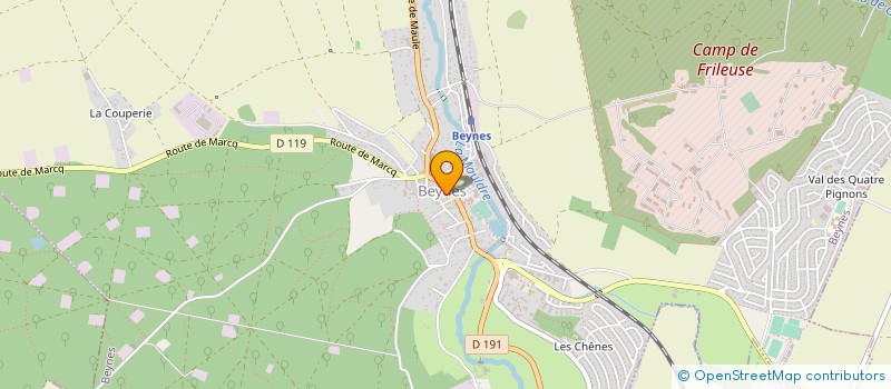 localisation de l'entreprise ASSOCIATION EDUCAT POPULAIRE  BEYNES