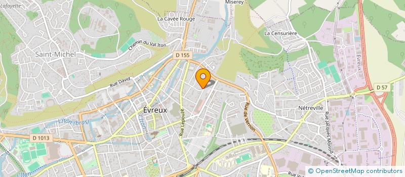 localisation de l'entreprise ASSOCIATION EDUCATIF INCLUSIF FAMILIAL  EVREUX