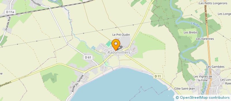 localisation de l'entreprise ASSOCIATION EDUCATION AUBOISE  BLIGNICOURT