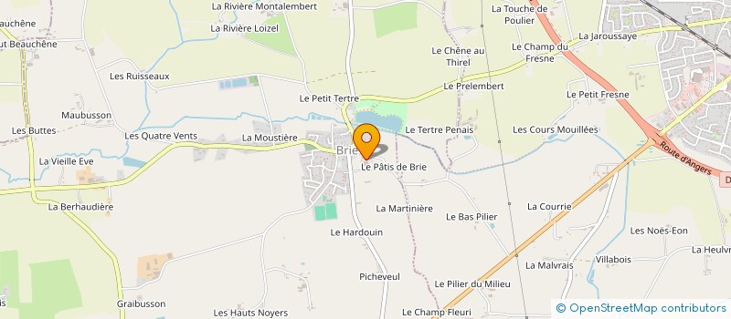 localisation de l'entreprise ASSOCIATION EDUCATION ET CULTURE  CHANTELOUP