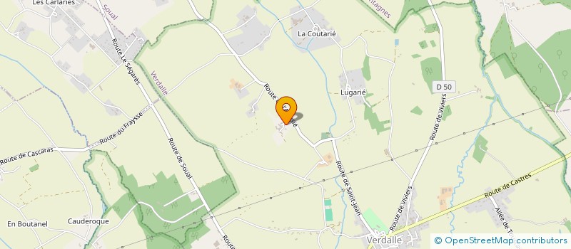 localisation de l'entreprise ASSOCIATION EDUCATION ET CULTURE  SAINT-AMANCET