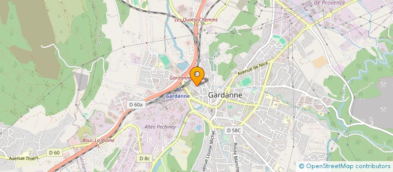 localisation de l'entreprise ASSOCIATION EDUCATION ET DEVELOPPEMENT ATACORA / COMMUNE DE PEHUNCO - BOUCHES DU RONE à GARDANNE