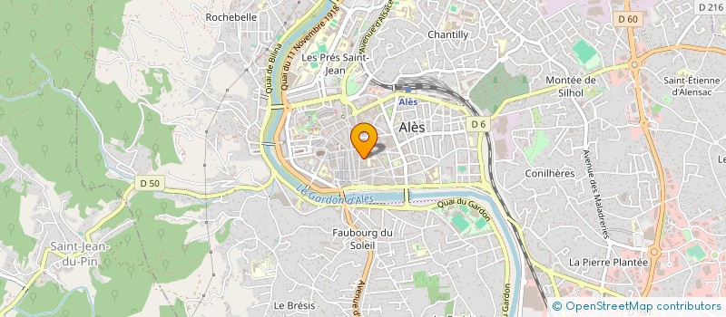 localisation de l'entreprise ASSOCIATION EDUCATION POPULAIRE à ALES