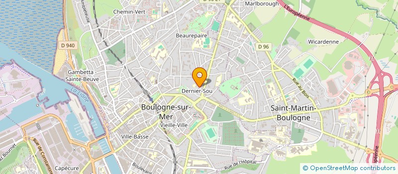 localisation de l'entreprise ASSOCIATION EDUCATION POPULAIRE MARIGNAN à BOULOGNE-SUR-MER