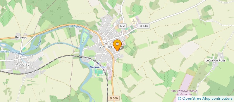 localisation de l'entreprise ASSOCIATION EDUCATION RESPONSABILITE à VERMENTON