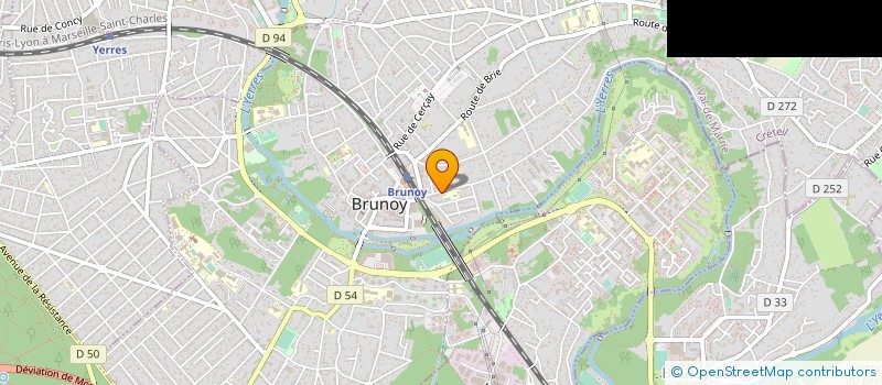localisation de l'entreprise ASSOCIATION EDUCATION SPECIALISEE à BRUNOY
