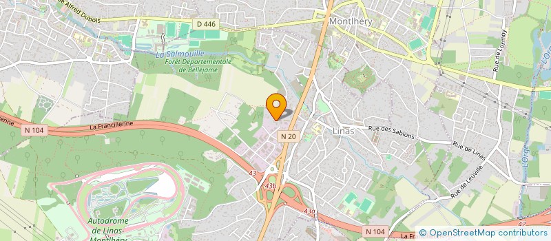 localisation de l'entreprise ASSOCIATION EDUCATIVE A2E à LINAS