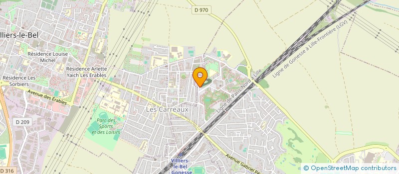 localisation de l'entreprise ASSOCIATION EDUCATIVE CULTURELLE GONESSE à GONESSE