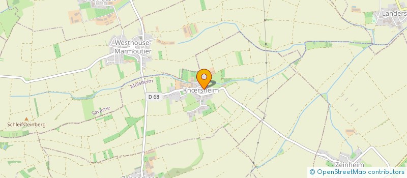 localisation de l'entreprise ASSOCIATION EDUCATIVE CULTURELLE SPORTIVE ET LOISIRS WESTHOUSE-MARMOUTIER  KNRSHEIM