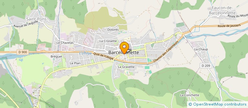 localisation de l'entreprise ASSOCIATION EDUCATIVE DE BARCELONNETTE  BARCELONNETTE