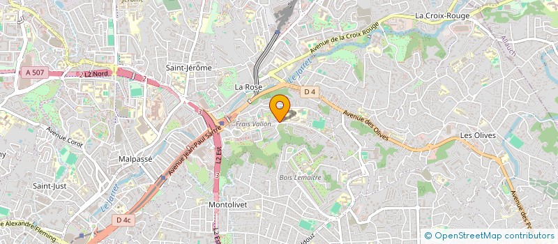 localisation de l'entreprise ASSOCIATION EDUCATIVE ET CULTURELLE DE FRAIS VALLON à MARSEILLE