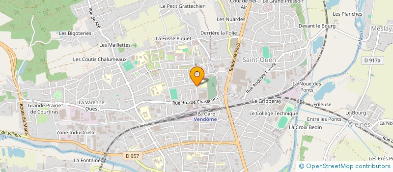 localisation de l'entreprise ASSOCIATION EDUCATIVE ET CULTURELLE DE VENDOME à VENDOME